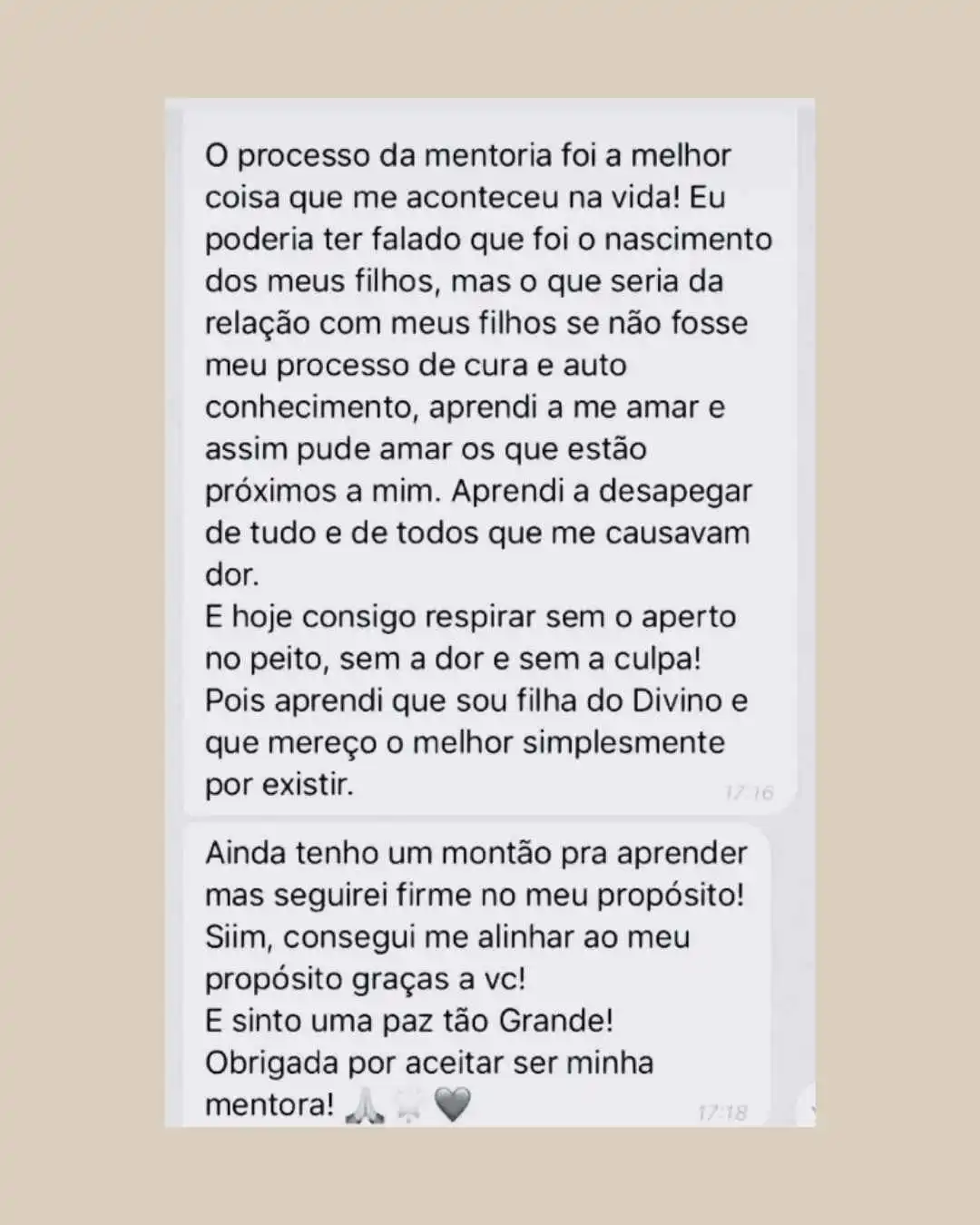 após a separação depoimento 6